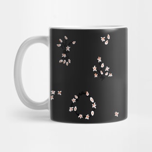 Feedsack Motif Sheet -- Lilies Mug